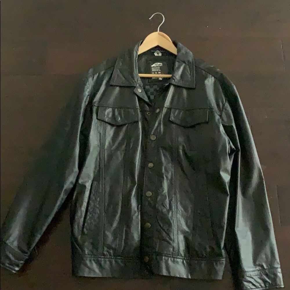 Vans Off The Wall Leather Jacket